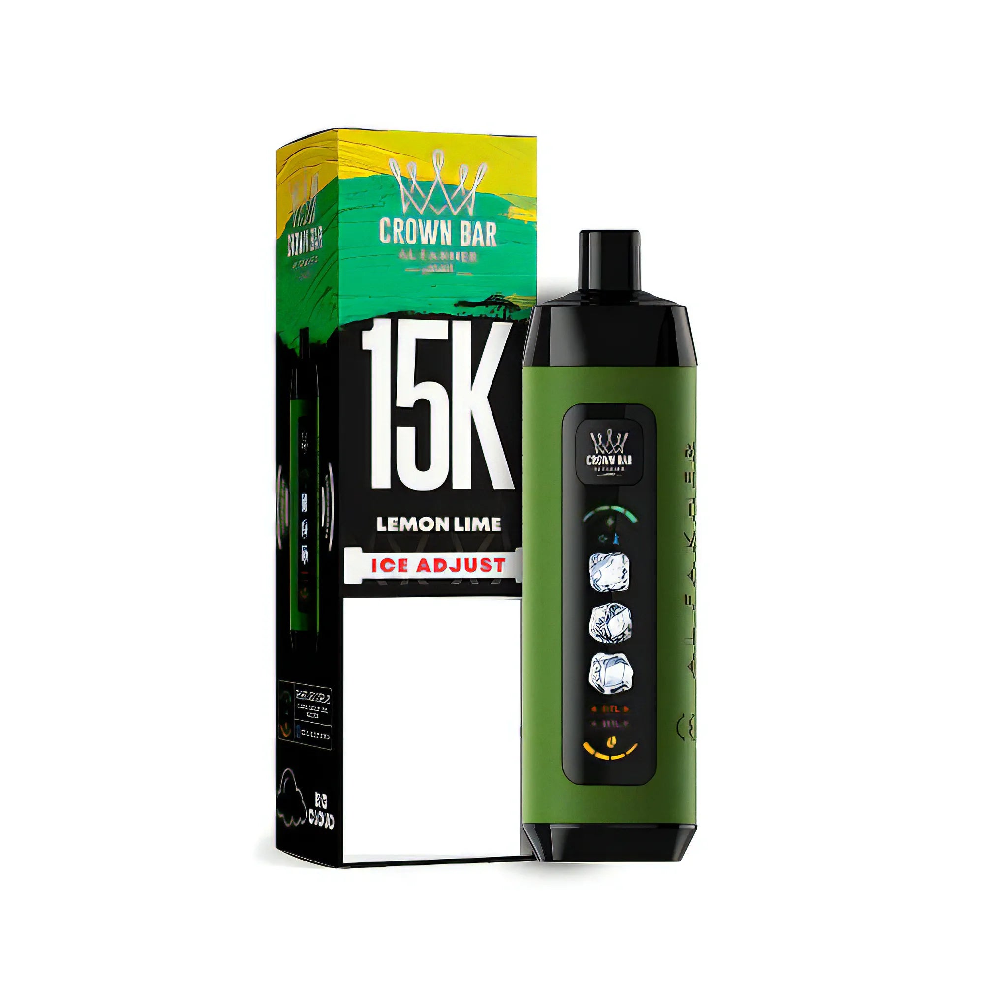 Al Fakher Crown Bar | Ice Adjust 15K | Lemon Lime