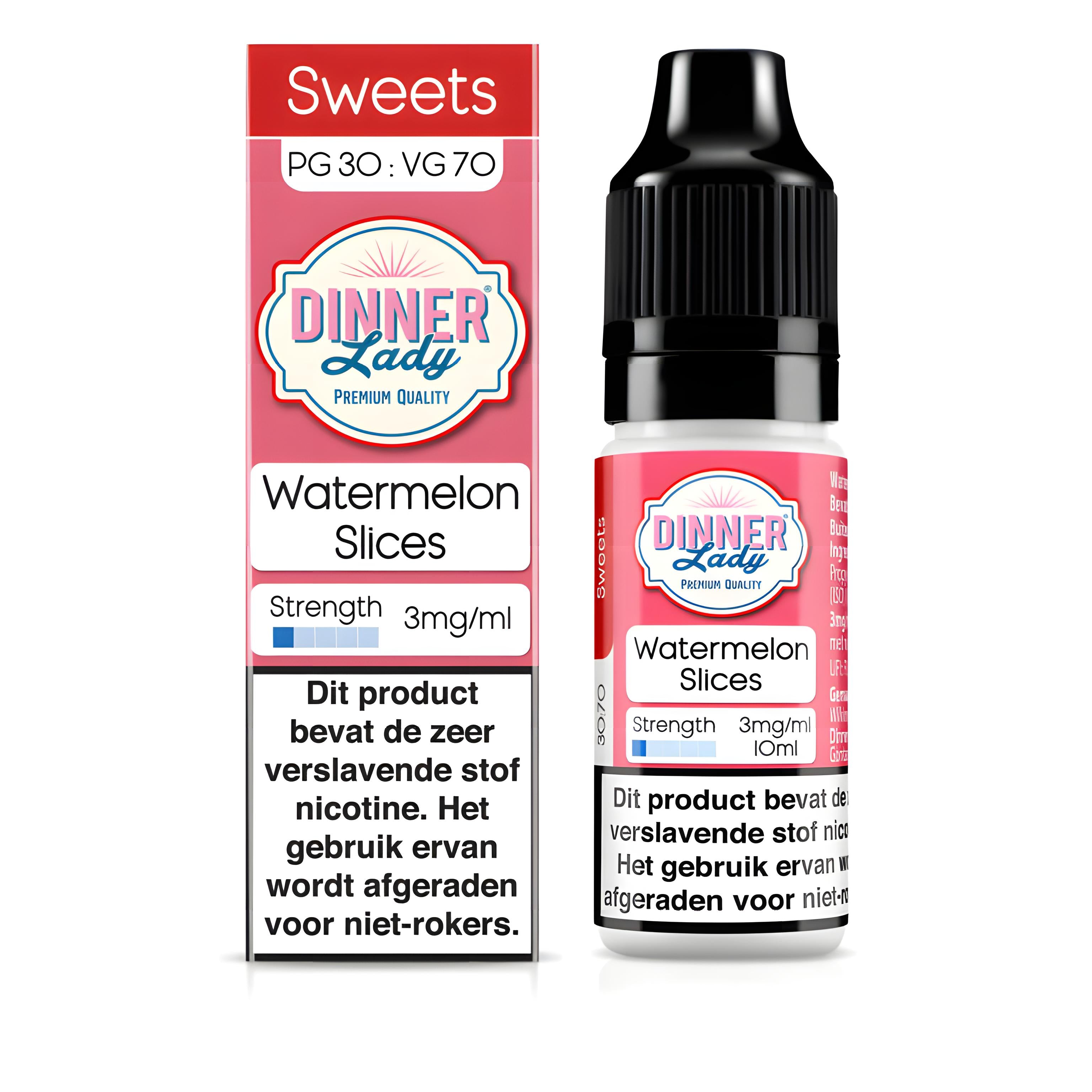 Watermelon Slices Dinner Lady  High VG E-Liquid